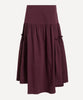 Berta Midi Skirt (Fig) by Damson Madder