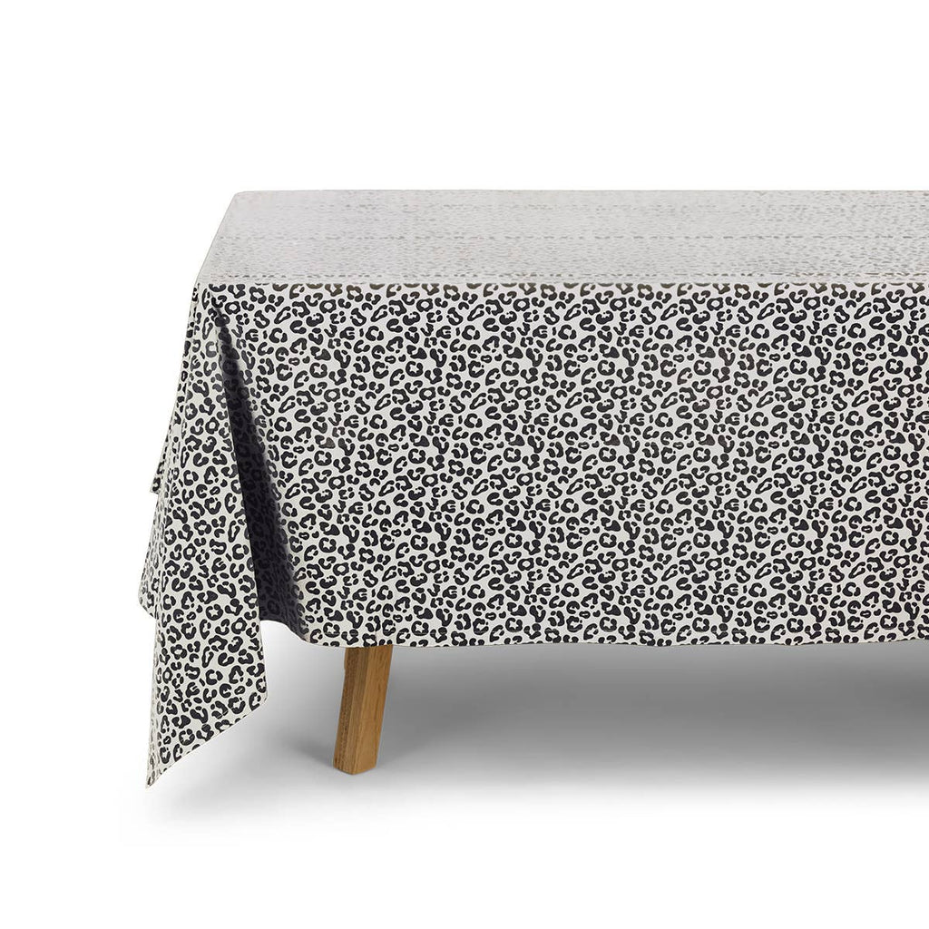 Leopard Tablecloth (Grey) by Rose in April