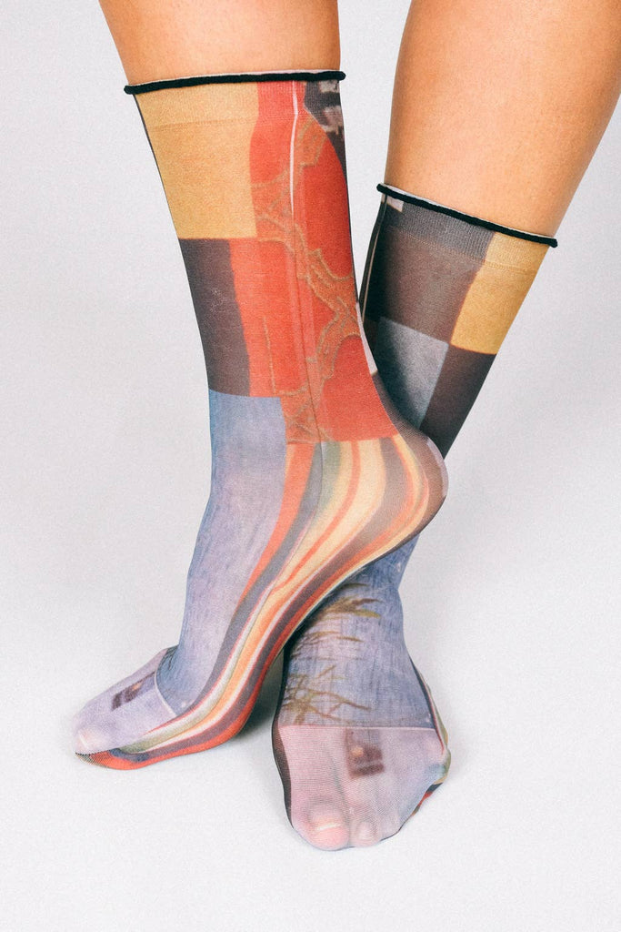 Paper Nylon Ankle Socks by Tailored Union