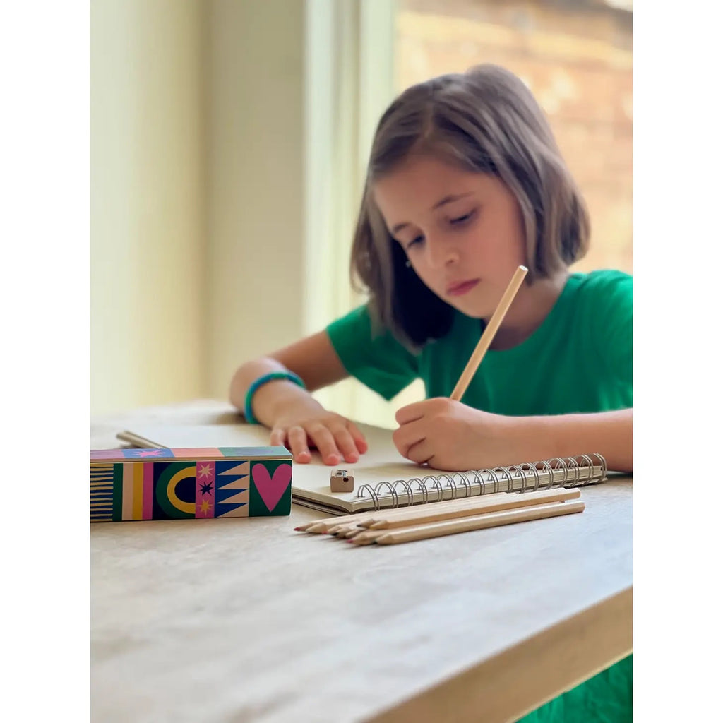 Geo Love Pencil Box by Snifty