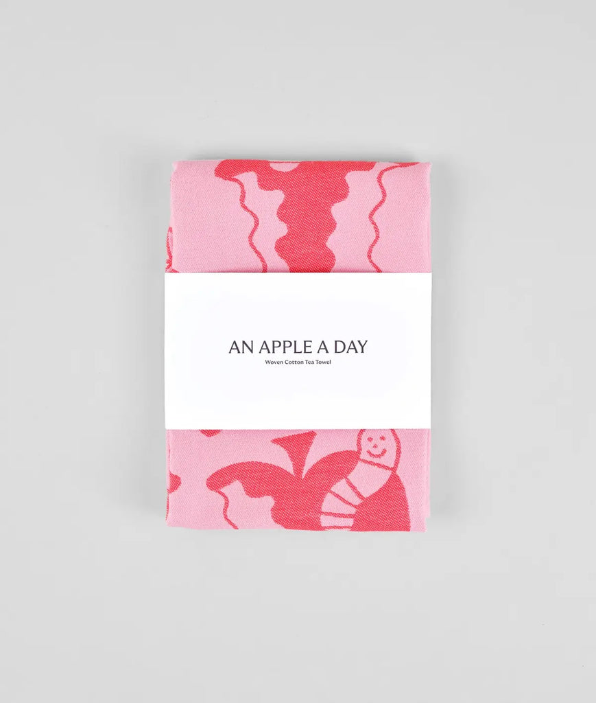 An Apple A Day Tea Towel by Wrap