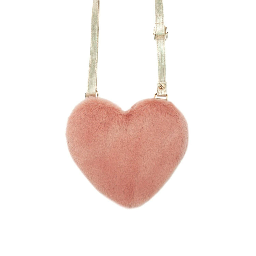 Fluffy Heart Bag by Rockahula Kids US