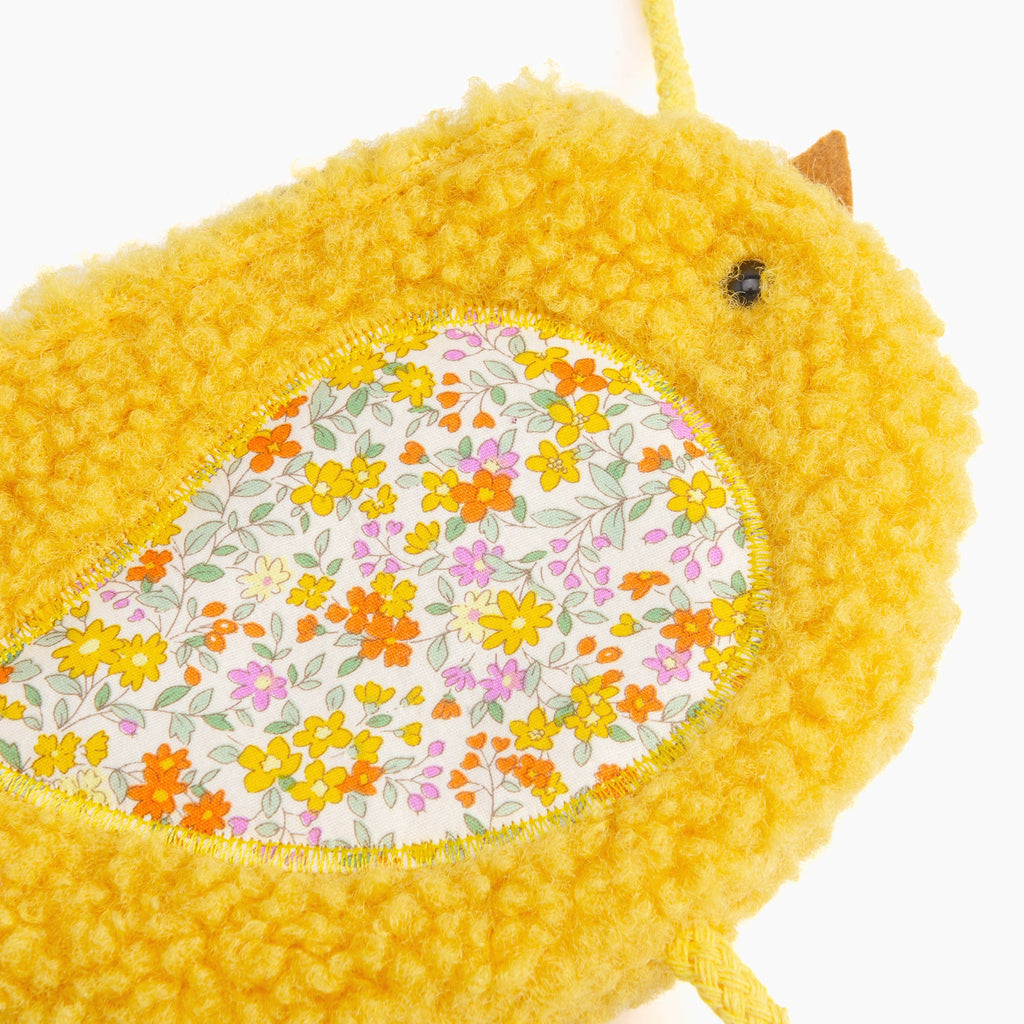 Bird Chick Plush Crossbody Purse (Yellow) by Peppercorn Kids