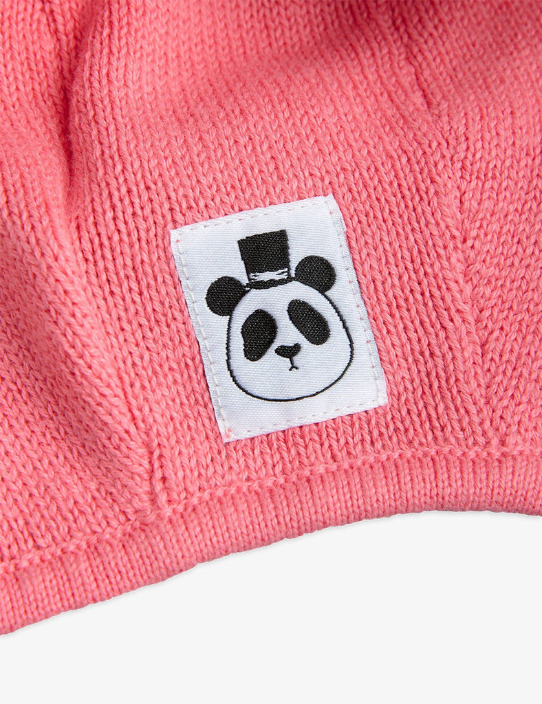 Fine Knit Baby Hat (Pink) by Mini Rodini