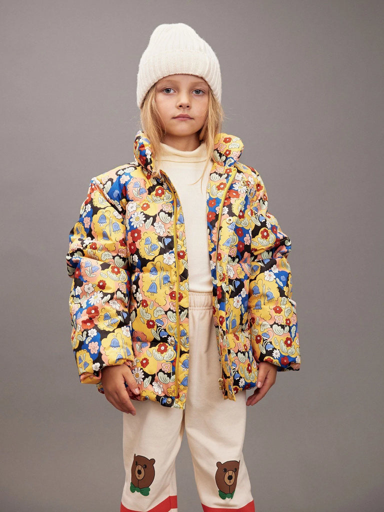 Flowers City Puffer by Mini Rodini