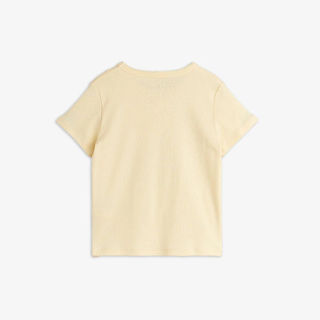 Dino Regular Tee (Beige) by Mini Rodini