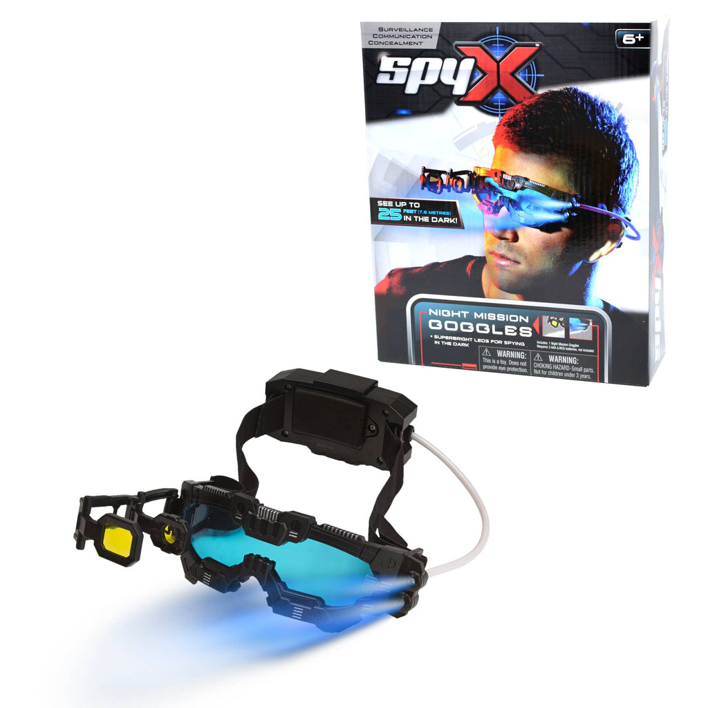 SpyX Night Mission Goggles-Twin LED Lights For Night Vision by MukikiM Toys & Games