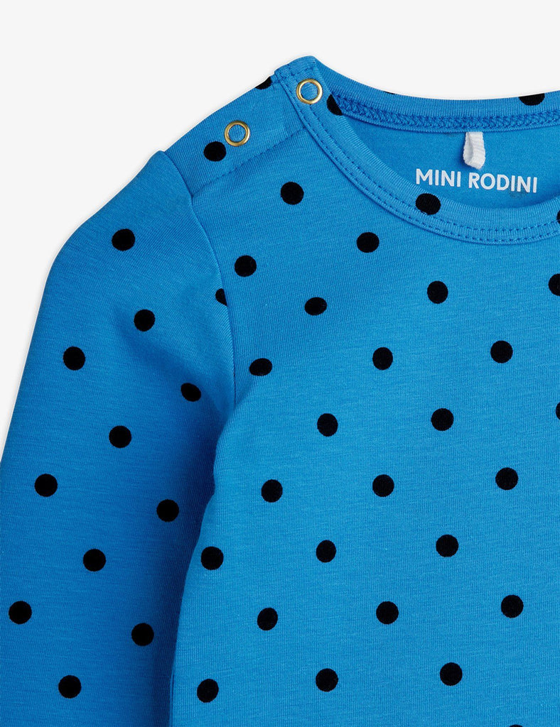 Polka Dots Baby Set (Blue) by Mini Rodini
