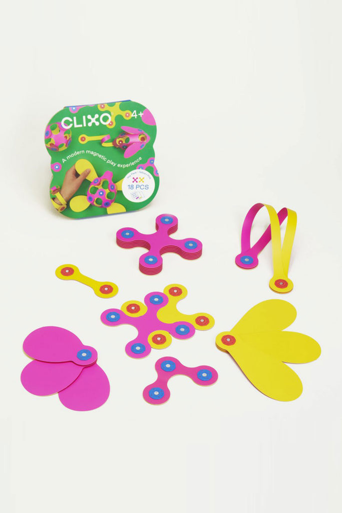 Itsy Pack 18-Piece (Pink/Yellow) by Clixo