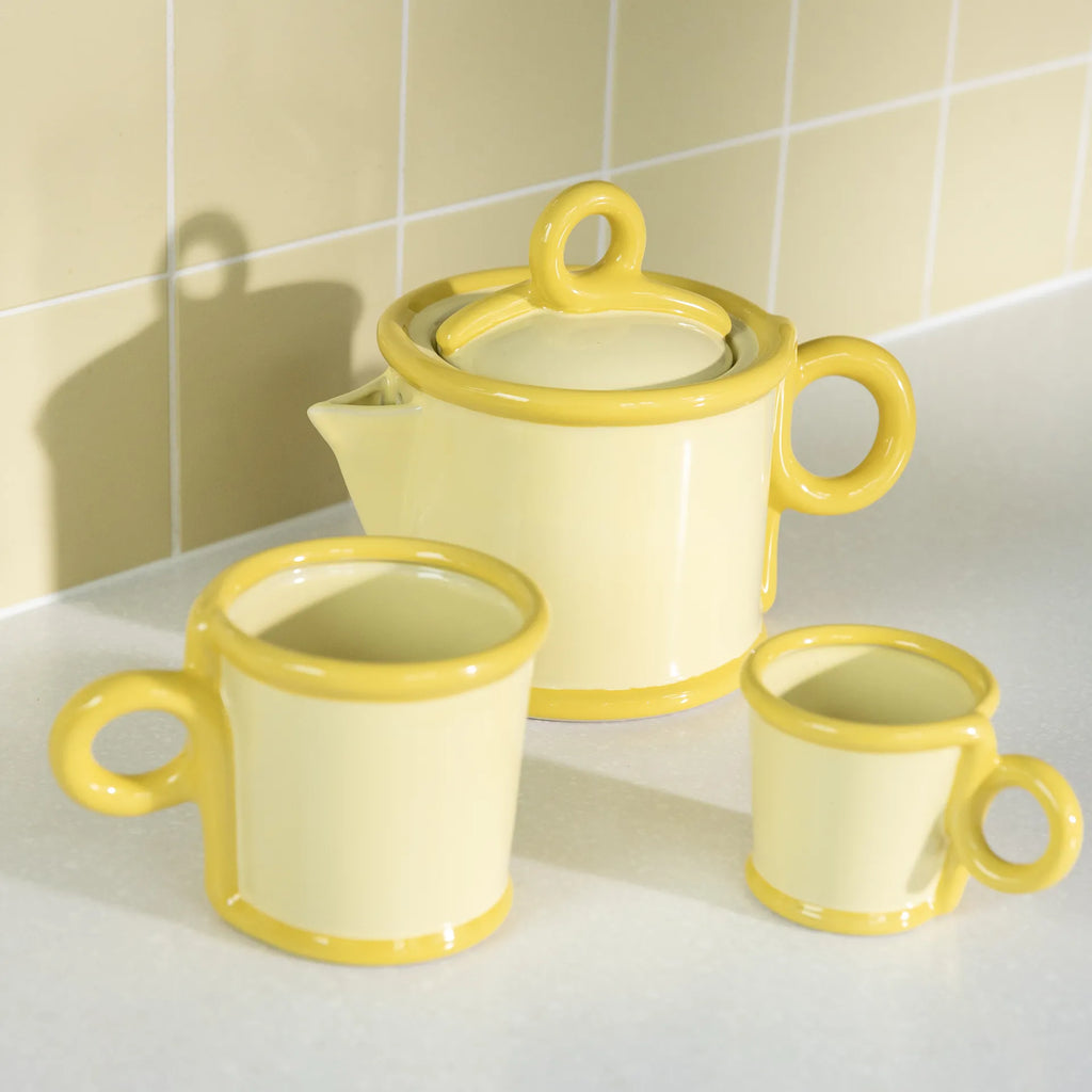 Yellow Loop Mug Set of 2 (Various) by &klevering