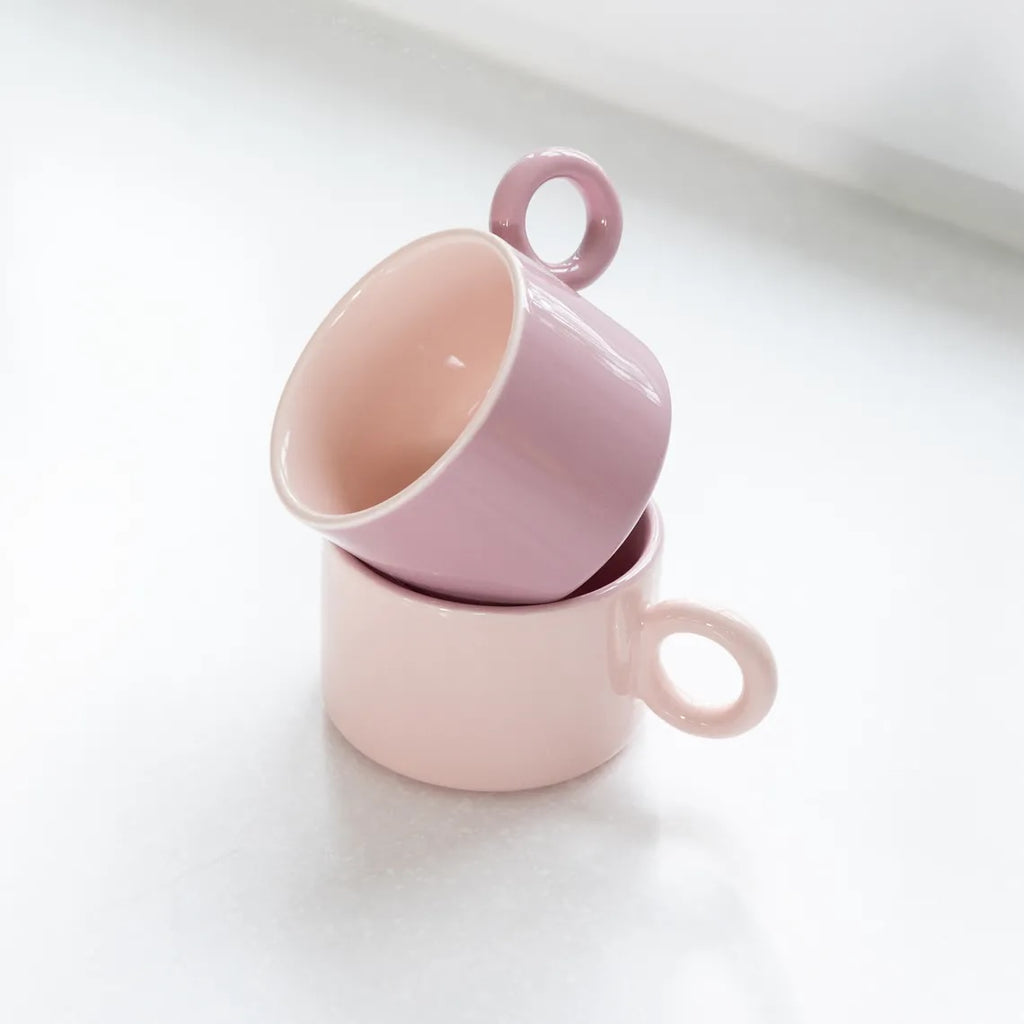 Pink Chiquito Mugs (Set of 2) by &klevering