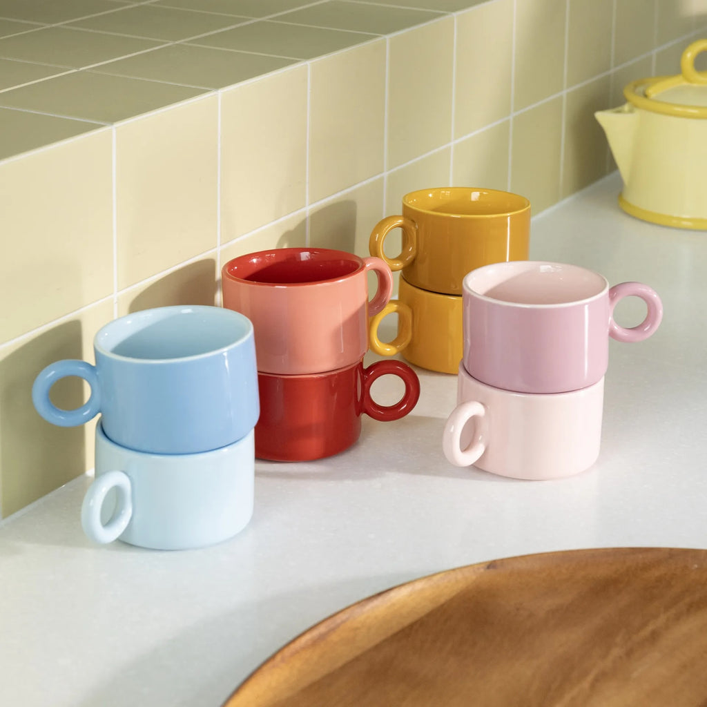 Pink Chiquito Mugs (Set of 2) by &klevering