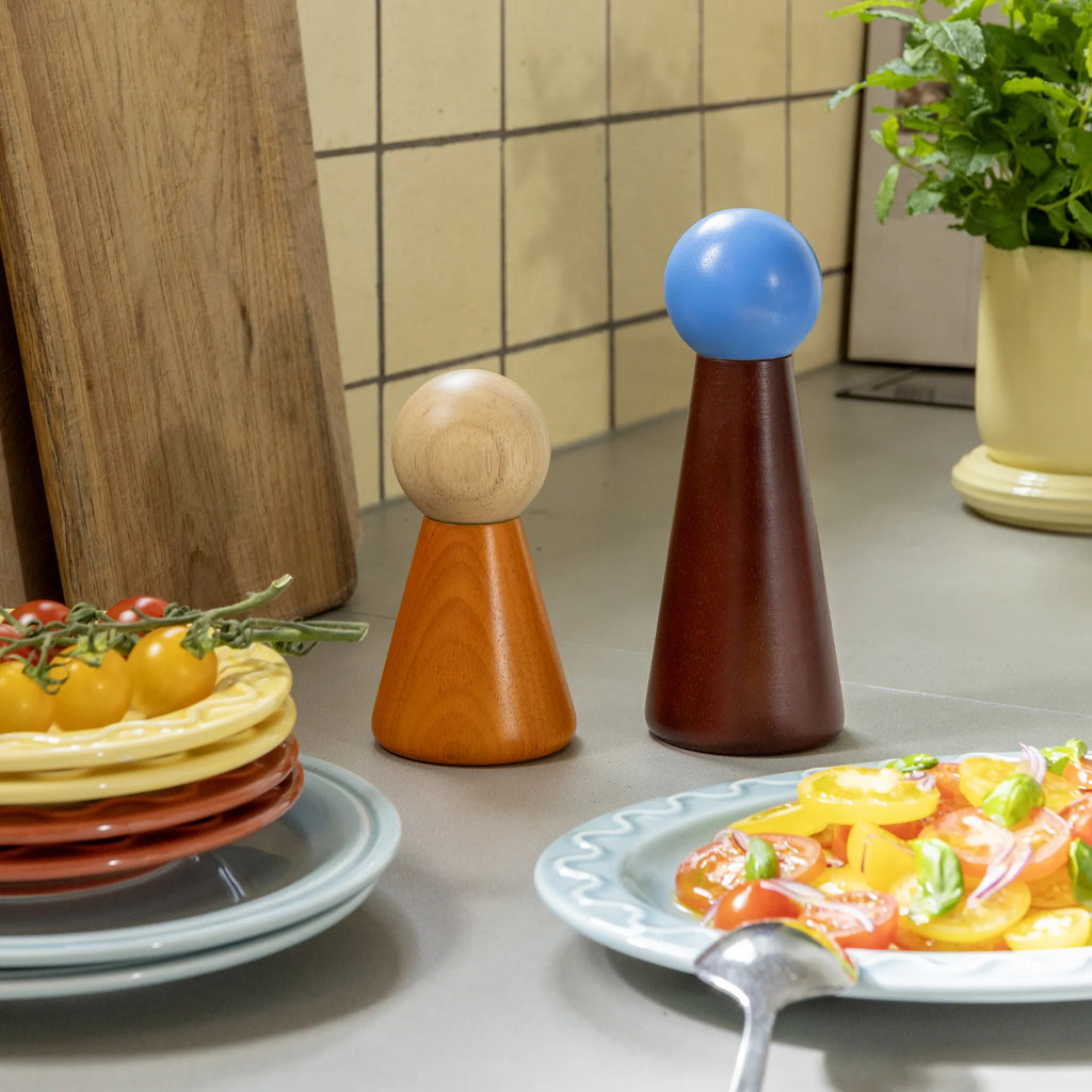 Small Halma Salt & Pepper (Orange) by &klevering