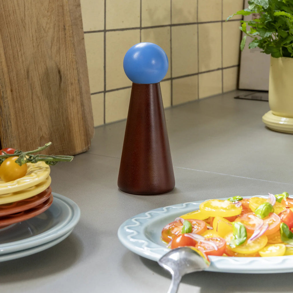 Large Halma Salt & Pepper (Burgundy) by &klevering