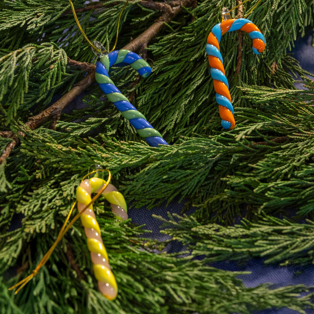 Candy Cane Ornament Set by &klevering