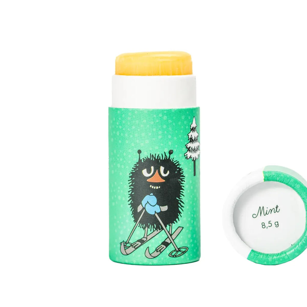 Moomin Beeswax Lip Balm (Mint) by Gustaf och Linnea