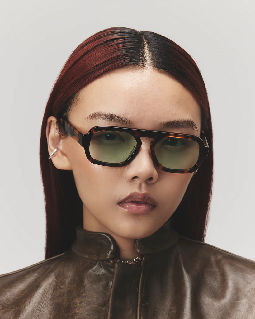 Jane Mini Sunglasses (Brown Tortoise) by Elisa Johnson