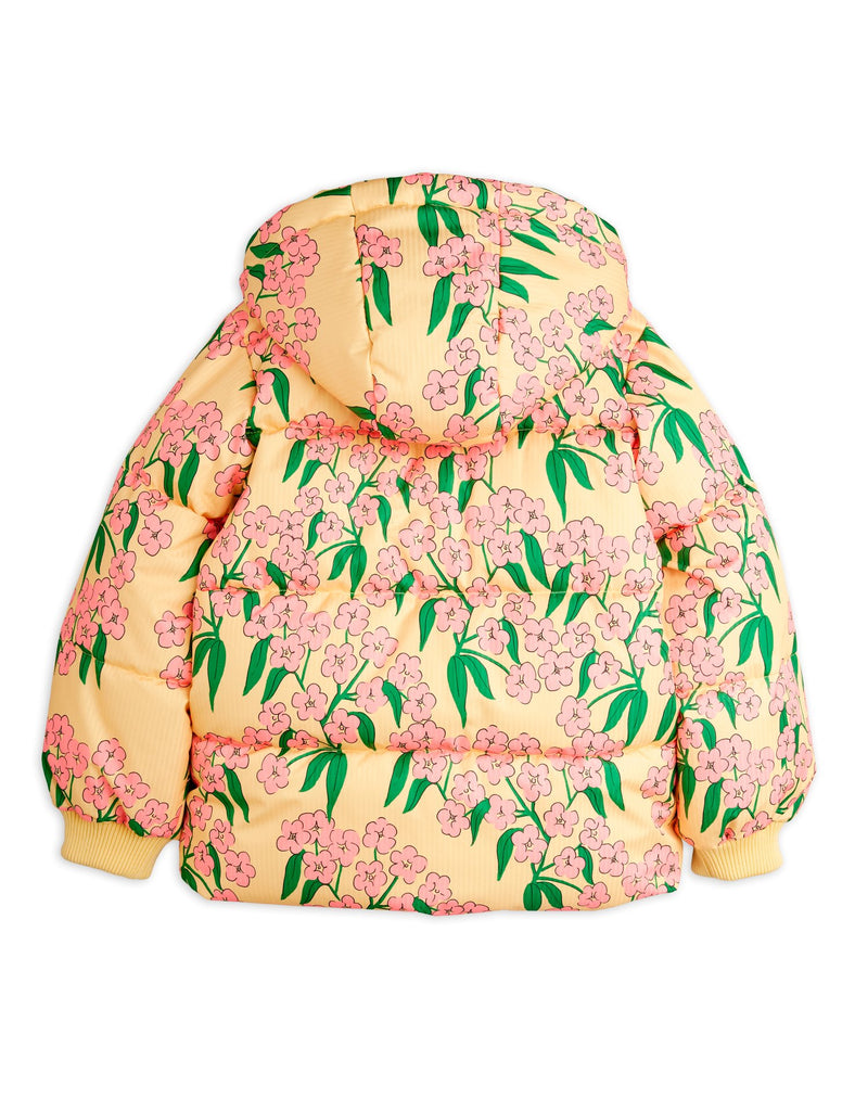 Alpine Flowers Hooded Puffer by Mini Rodini