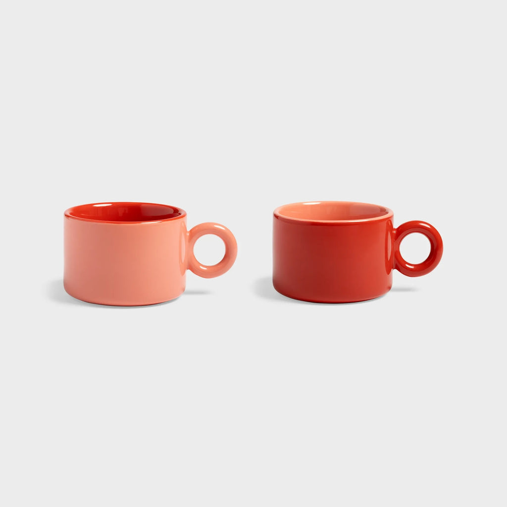 Red Chiquito Mugs (Set of 2) by &klevering