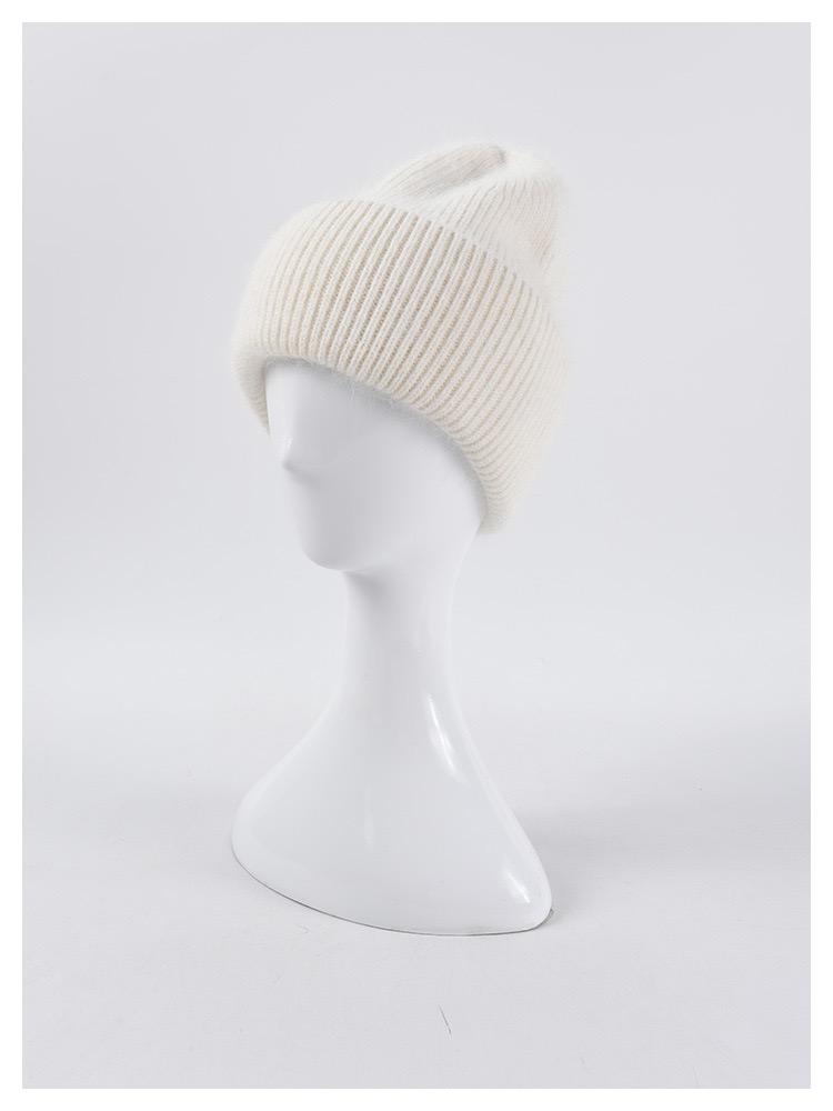 Angora Beanie (Ivory) by The Yo Store