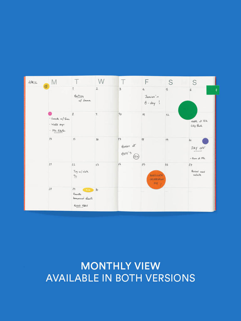 Undated Time-Block Planner (Ember) by The Yo Store