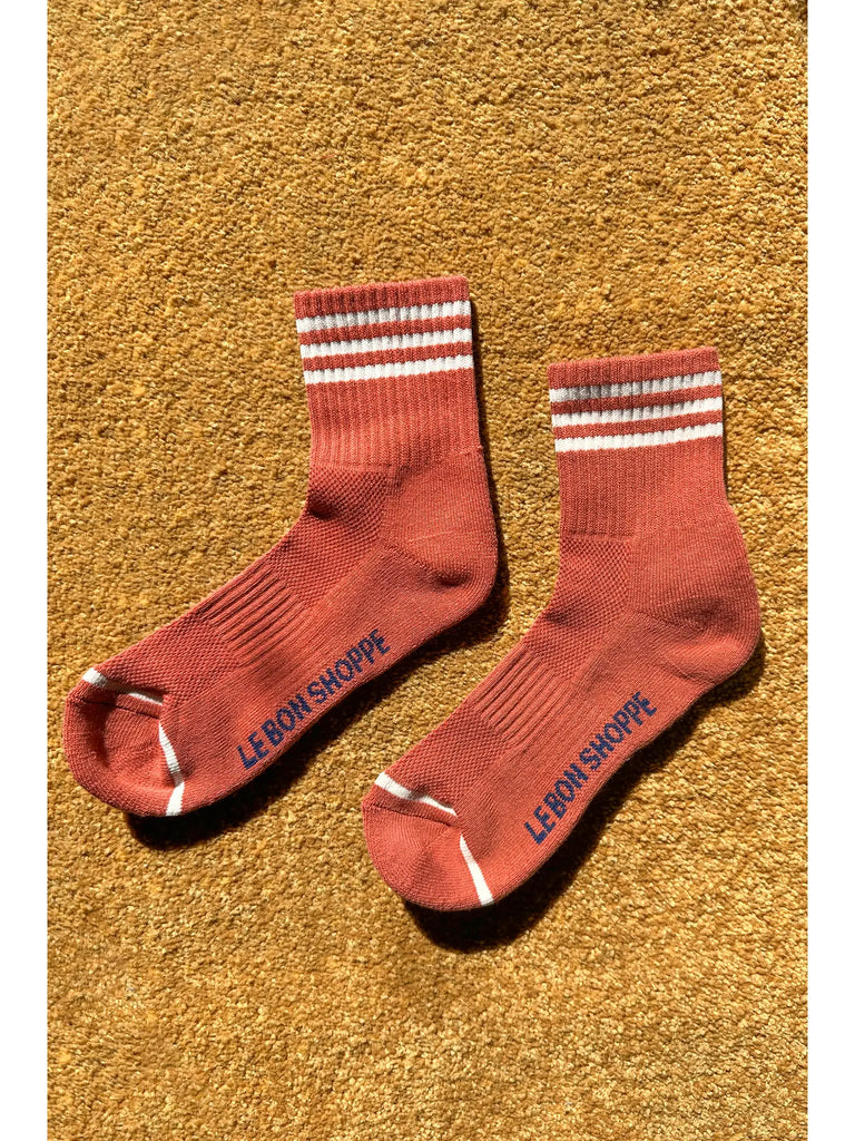 Girlfriend Socks (Terracotta) by Le Bon Shoppe