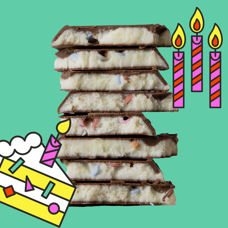 Happy Birthday Truffle Bar by Seattle Chocolate Presents Maeve