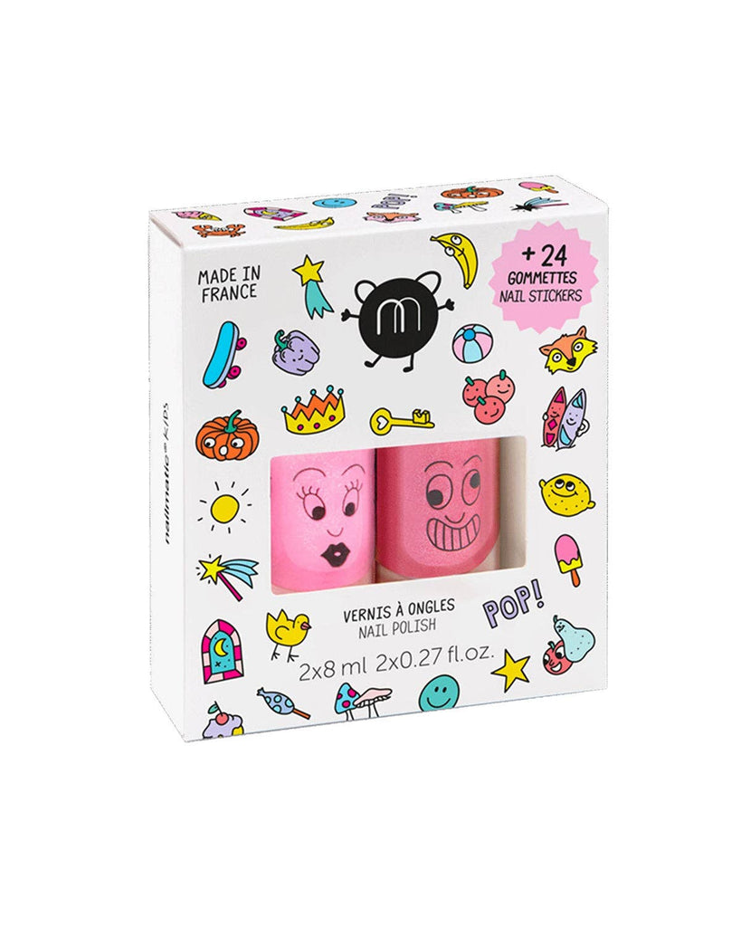 Nailpolish and Nail Sticker Set for Kids POP by Nailmatic