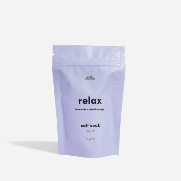 Relax Bath Salt Soak: 3.5oz by Epic Blend