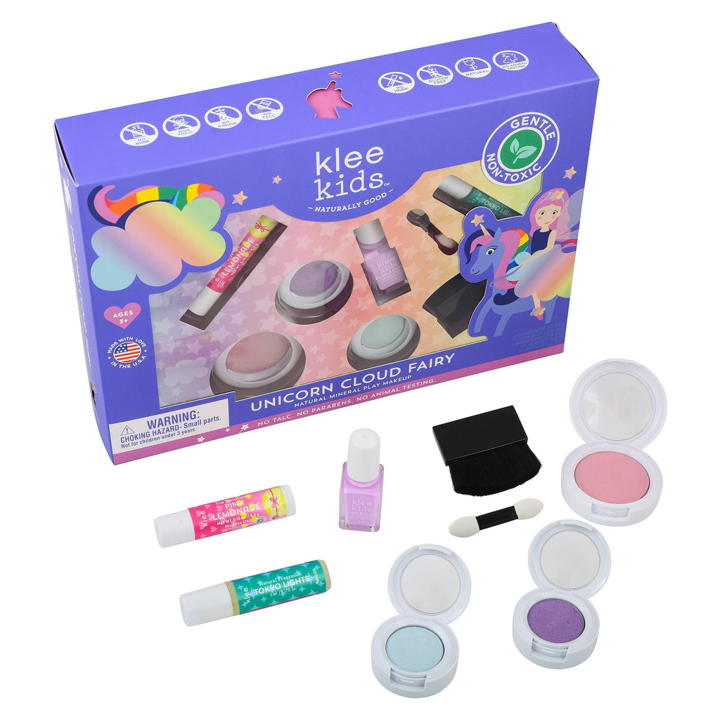 Unicorn Cloud Fairy - Klee Kids Deluxe Makeup Kit by Klee Naturals
