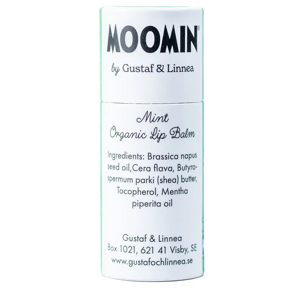 Moomin Beeswax Lip Balm (Mint) by Gustaf och Linnea