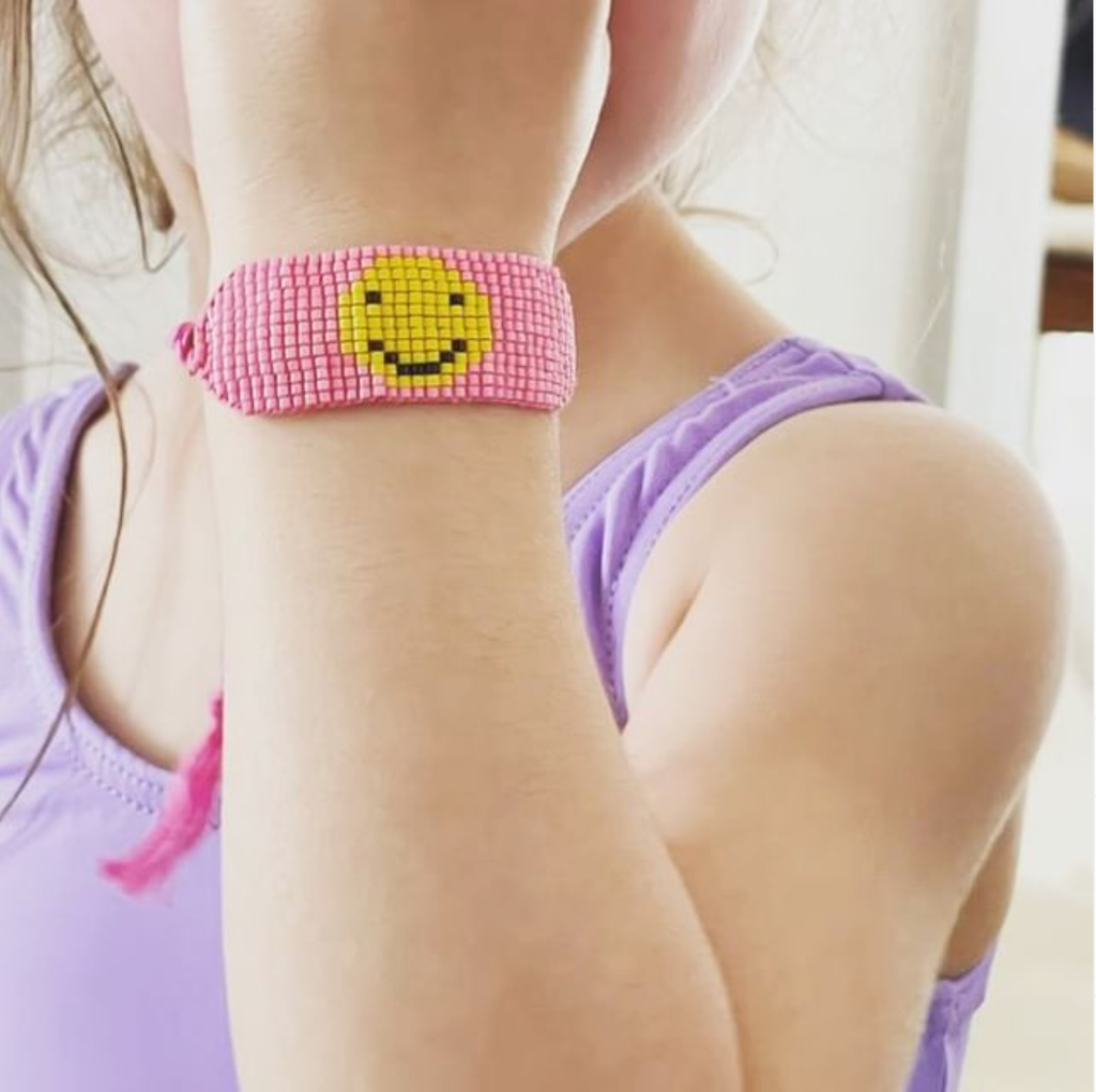 Happy Face Kid's adjustable Bracelet by mini mini
