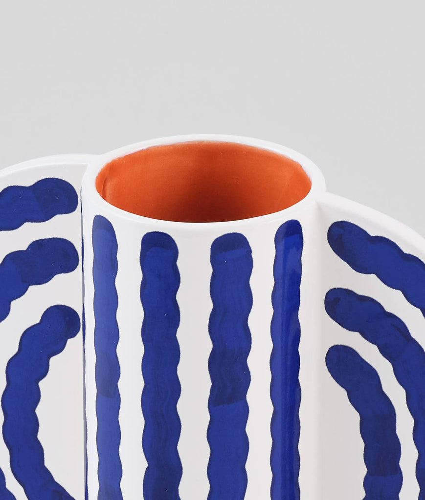 Small Butterfly Vase (Blue) by Wrap