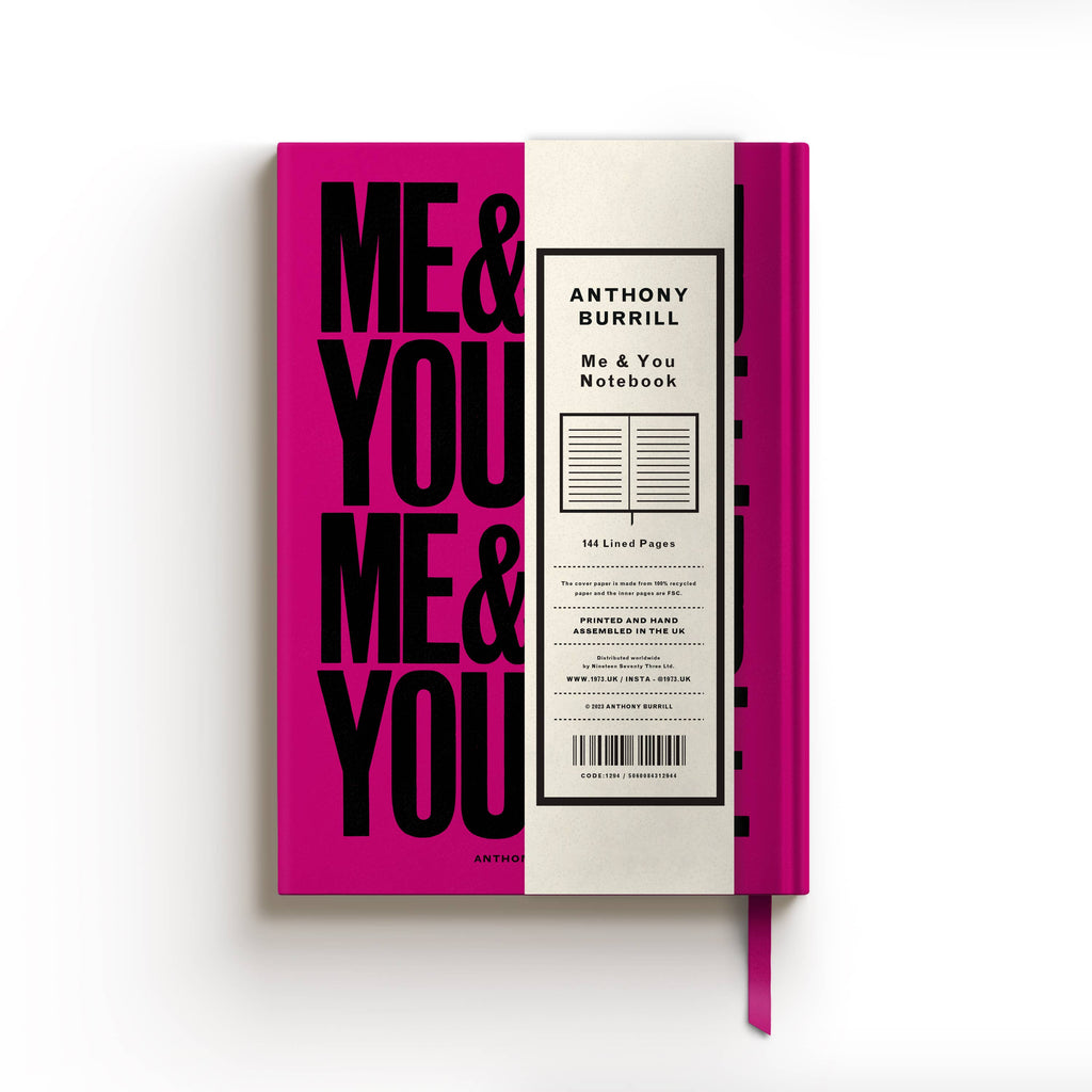 A5 Lined Notebook (Me & You) by 1973