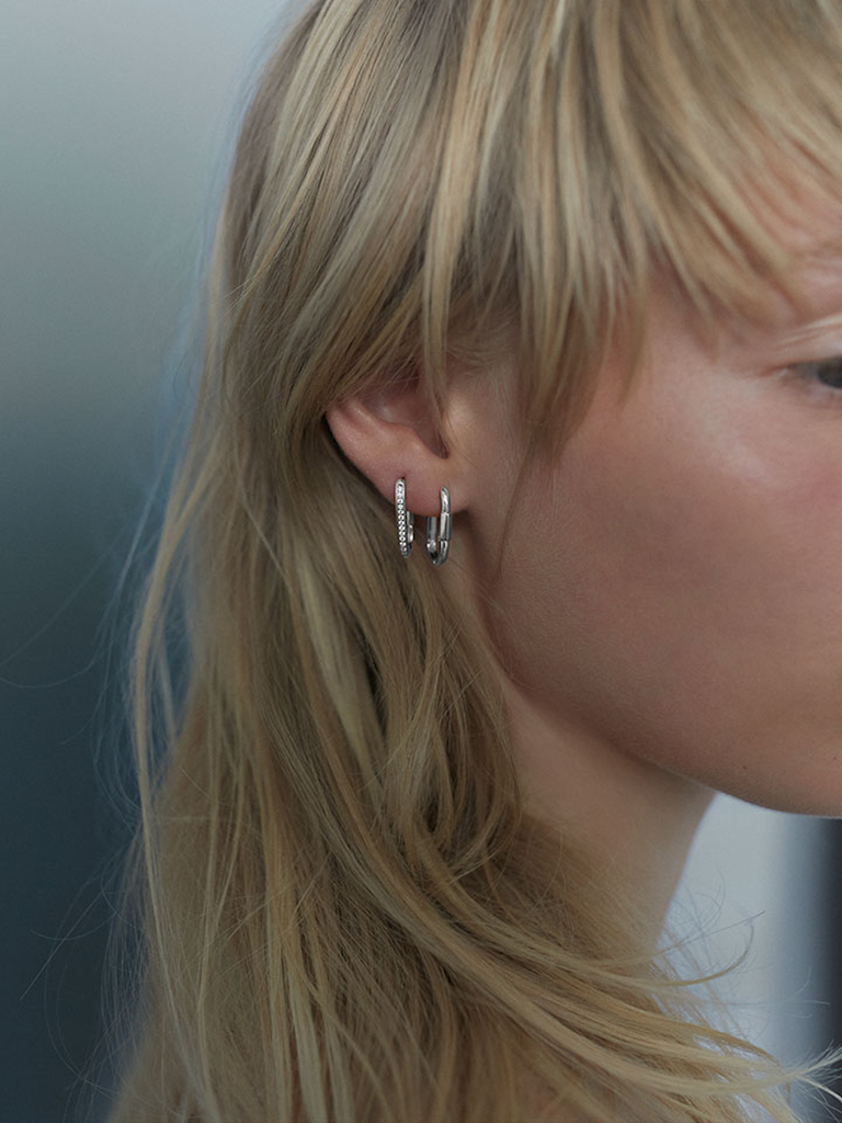 Single Palads Royal Earring (Silver) by Maria Black