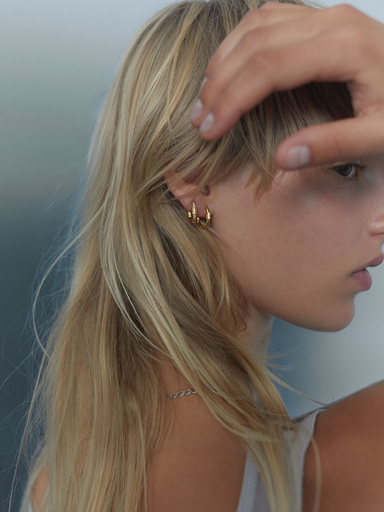 Single Palads Royal Earring (Gold) by Maria Black