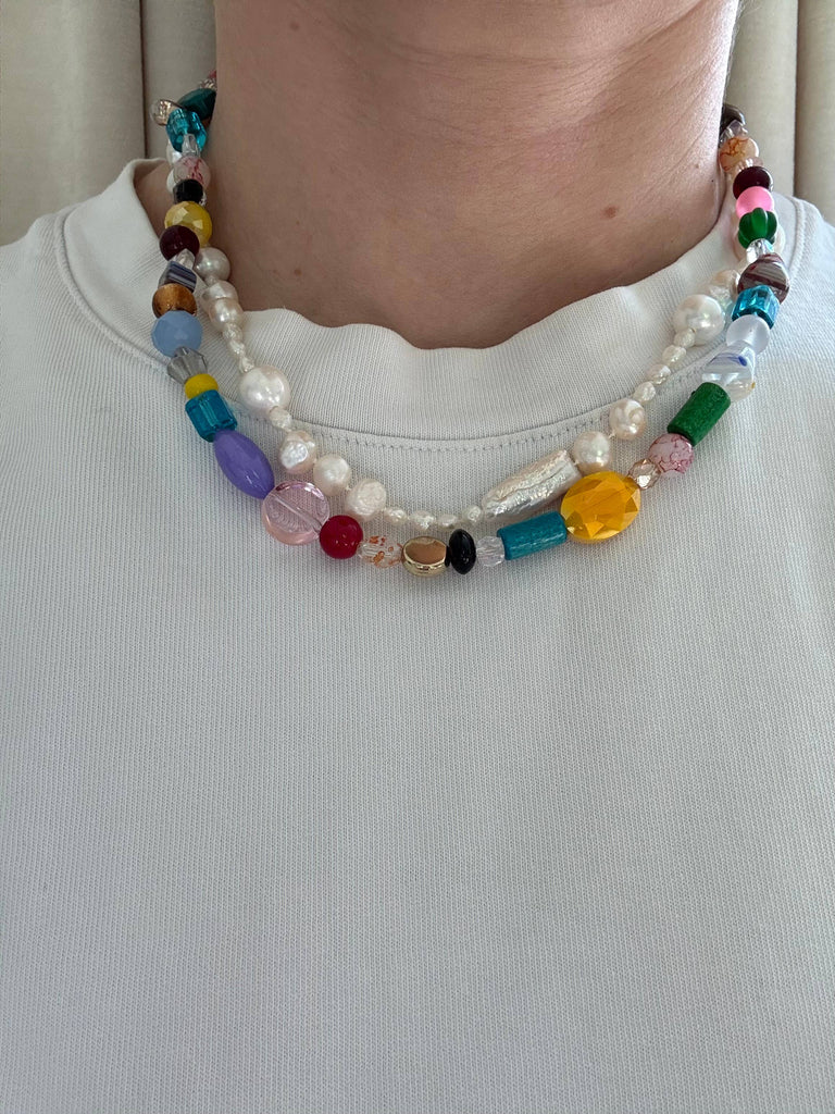 The Undone Pearl Necklace by The Yo Store