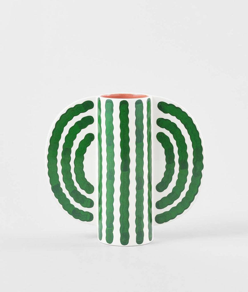 Small Butterfly Vase (Green) by Wrap