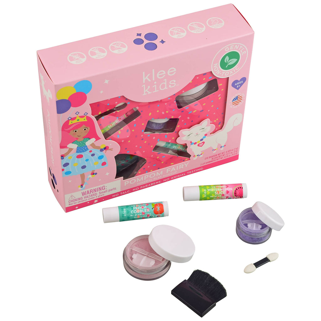 Pom Pom Fairy - Klee Kids Natural Mineral Play Makeup Kit by Klee Naturals