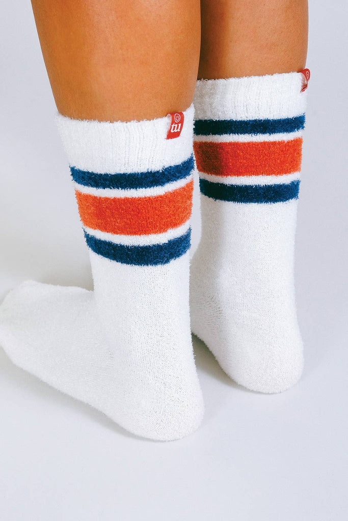 Teddy Ankle Socks (White) by Tailored Union