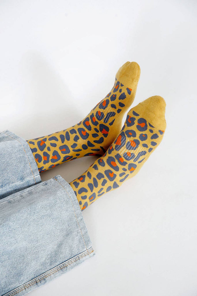Leo Crew Socks (Tan) by Tailored Union