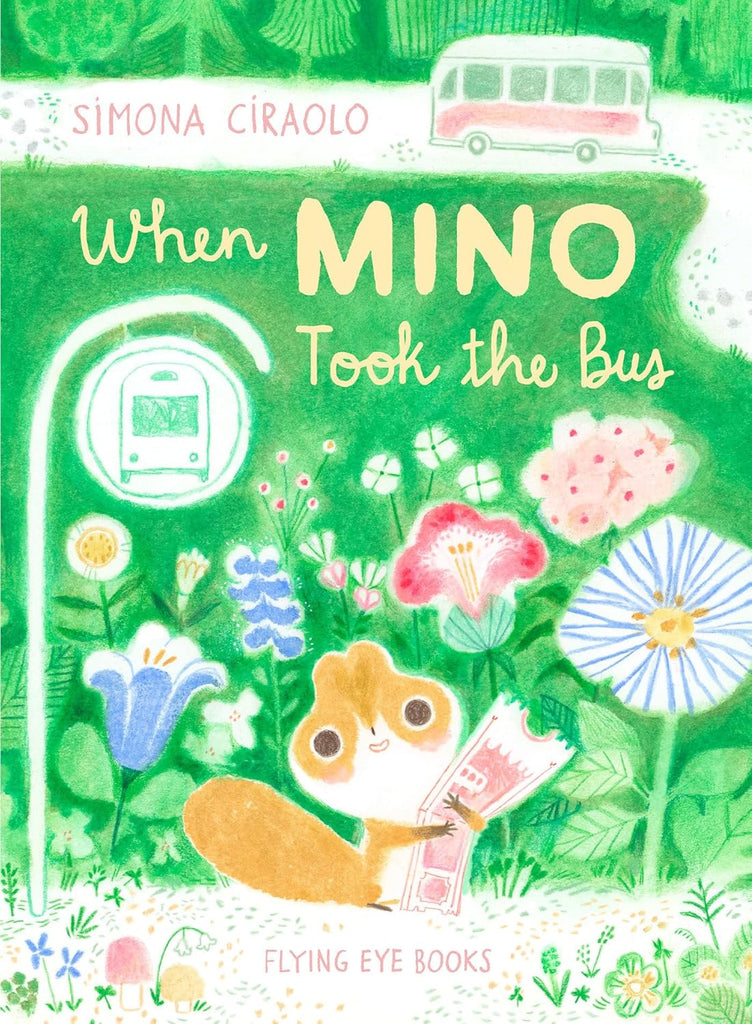 When Mino Took the Bus Hardcover Picture Book by Tinies Books