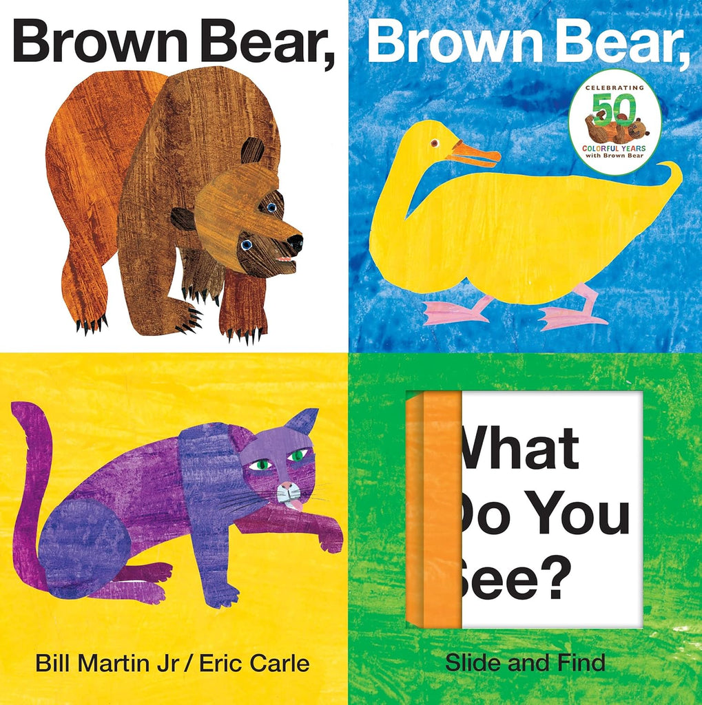 Brown Bear, Brown Bear, What Do You See? Slide and Find by Tinies Books