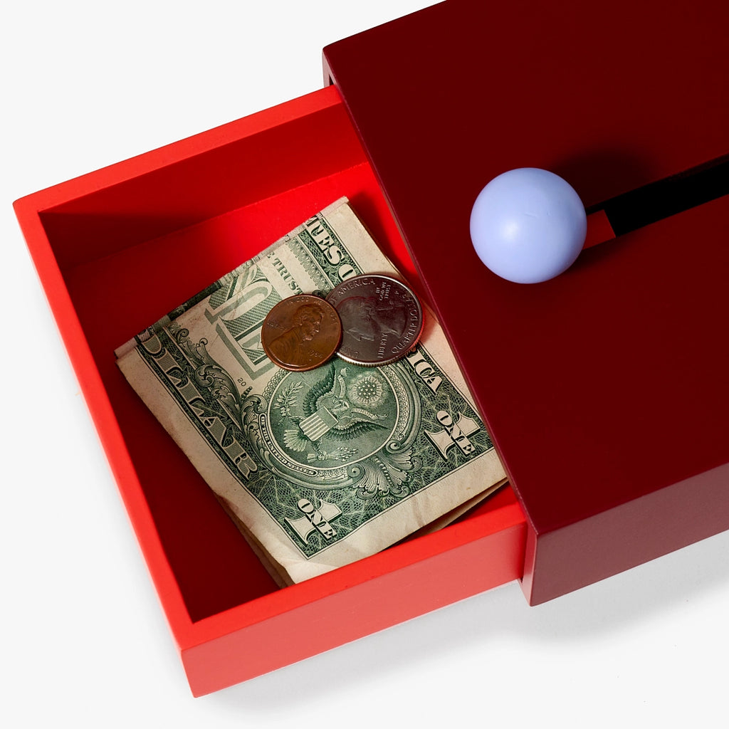 Small Cache Box (Red/Orange) by Areaware