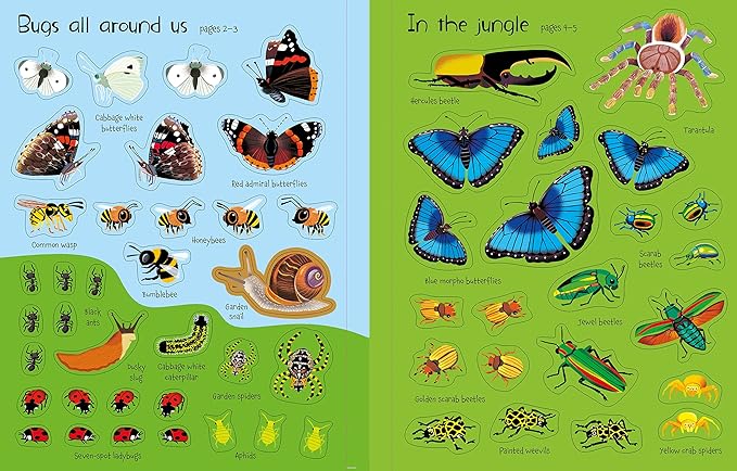 First Sticker Book (Bugs) by Tinies Books