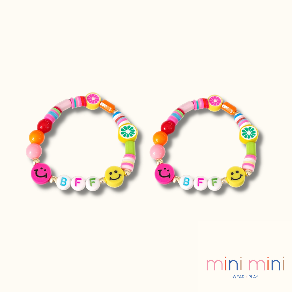 BFF Kids Charm Bracelet - set of 2 by mini mini