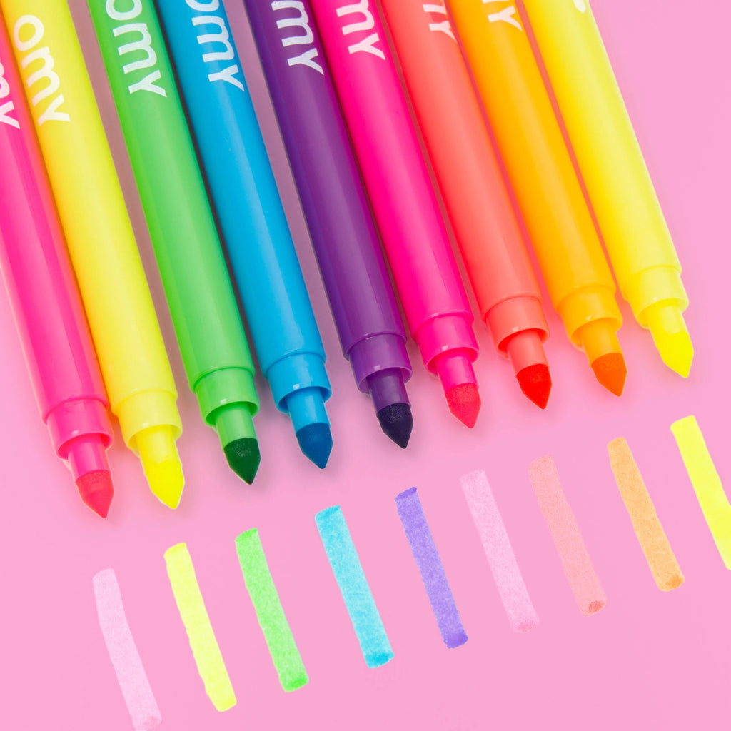 Neon Marker Set (Fluo!) by Omy