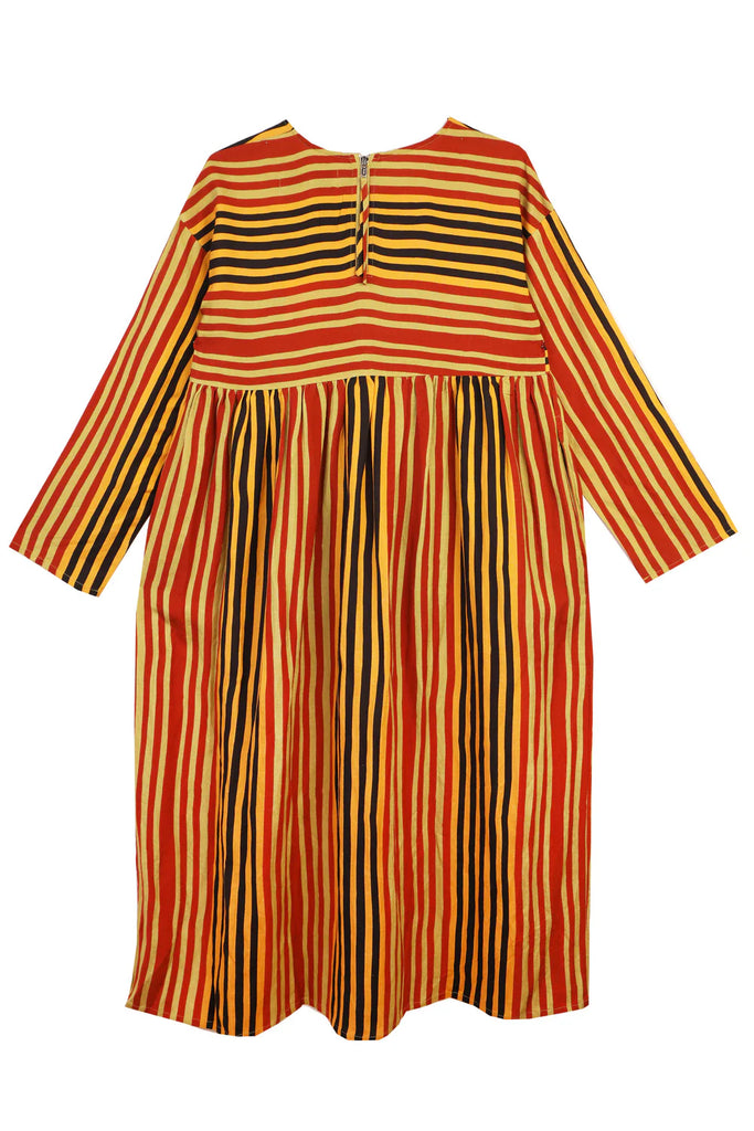 Alder Dress (Painters Stripe) by L.F. Markey