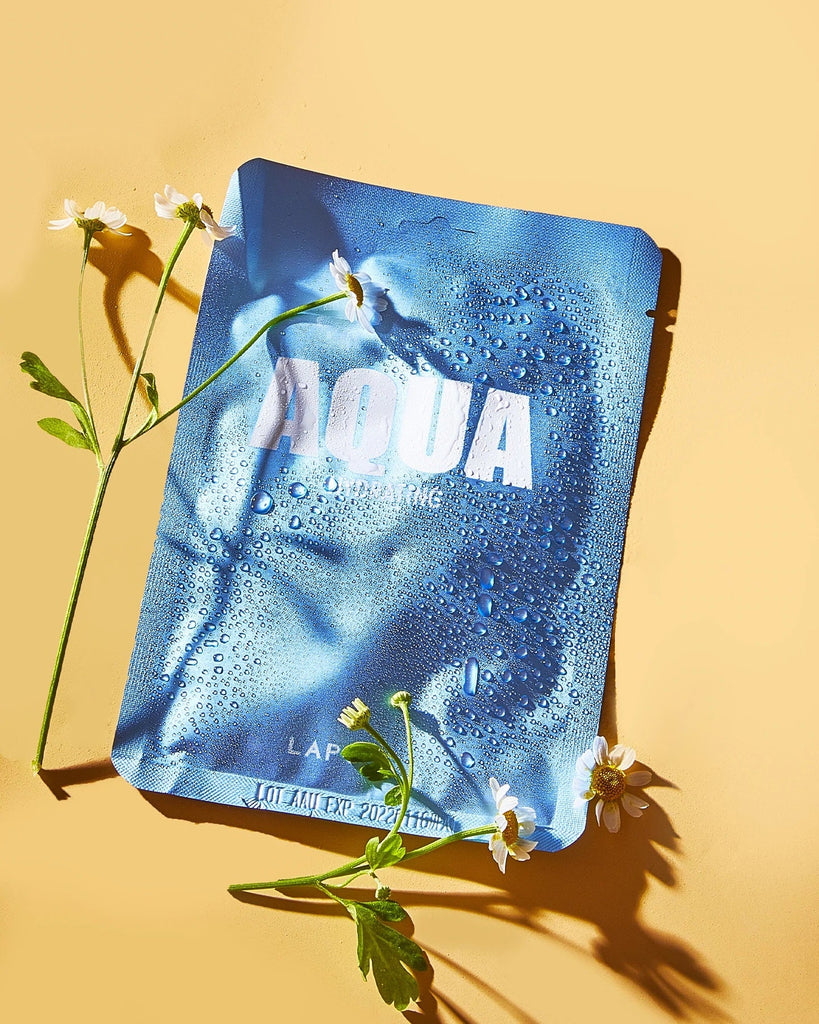 Sheet Face Mask (Aqua) by LAPCOS