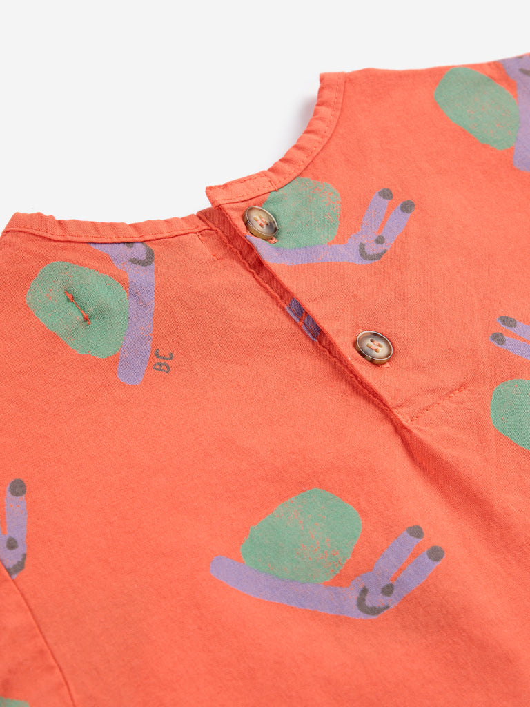 Funny Snail Woven Blouse (Baby) by Bobo Choses